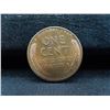 Image 2 : but 1957-d wheat cent with a die break from the wheat lines to the rim
