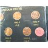 Image 3 : 1982 7 coin memorial cent set .  This set includes all 7 varieties of coins minted that year