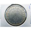 1943-b German 50 pfennig coin with swastika minted during world war 2