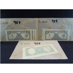 3 sets of replica notes