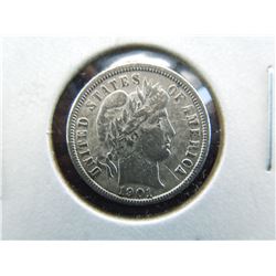 1901-o barber dime