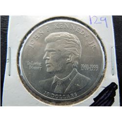 john f Kennedy jr ten dollar coin