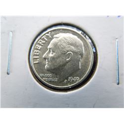 1949 Roosevelt dime