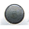 Image 7 : 2 German world war 2 coins with swastikas and a hitler stamp
