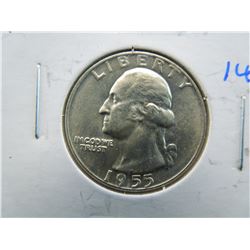 1955-d Washington quarter