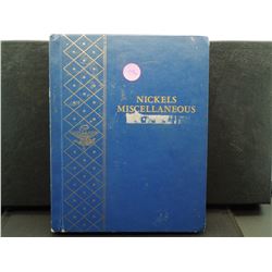 Whitman nickels book filled with Canadian nickels