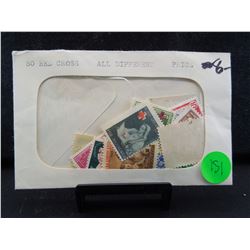 vintage red cross stamps