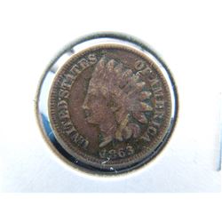 1863 indian head cent