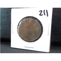 1844 canadian bank token
