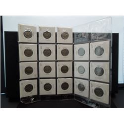 jeffersonville nickel lot starting with 1938 and includes 4 silver war nickels