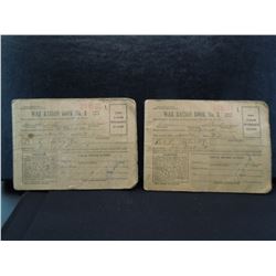 world war 2 war ration book