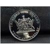 Image 1 : proof silver one dollar coin from trinidad and tobago dated 1972