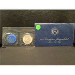 1973 uncirculated silver ike dollar