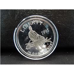 sterling silver copy coin of the 1995 civil war battlefields coin