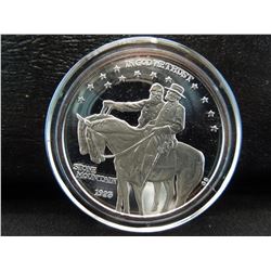 sterling silver copy coin of the stone mountain commemorative half dollar with general E lee