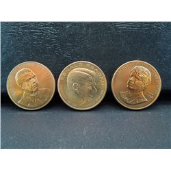 three high relief presidential medals includes gerald ford, jimmy carter, and ronald reagan