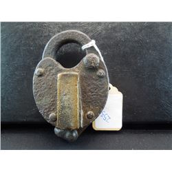 vintage baltimore & annapolis railroad lock steel lock with no key