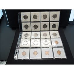 vintage jefferson nickels and wheat cents