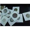 Image 3 : bag of foreign coins with a wooden nickel thrown in