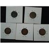 Image 7 : 5 indian head cents carded and dated