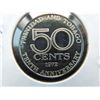 Image 2 : silver 50 cent piece dated 1972 from trinidad & tobago