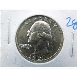 1955-d washington quarter