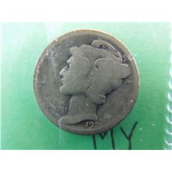 key date 1921 mercury dime