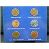 Image 2 : 137 years of us pennies coin set