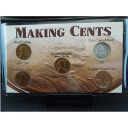 the american heritage mint  5 coin set includes the 5 metals that have been used over the years
