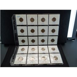 sheet of 20 1936 wheat cents