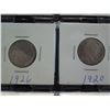 Image 4 : small coin collection includes mercury dimes, jefferson nickels, buffalo nickels, wheat cents, and i