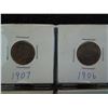 Image 7 : small coin collection includes mercury dimes, jefferson nickels, buffalo nickels, wheat cents, and i