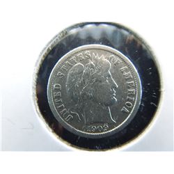 1909 barber dime