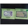 Image 1 : post cards with notes from the international paper money show