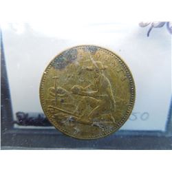 1849 california gold token