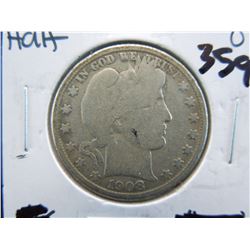 1908-o barber half dollar