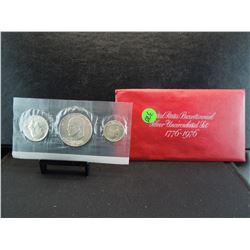 1976 3 piece uncirculated silver set