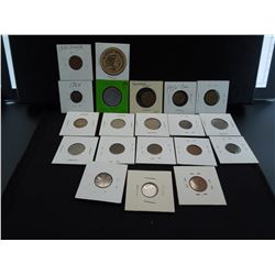 bag of foreign coins