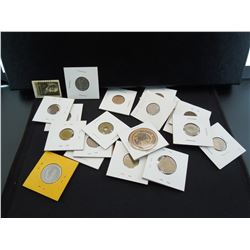 bag of foreign coins