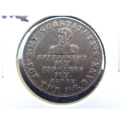 1824 hard times token