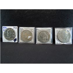 4 ike dollars includes uncirculated 1972-d