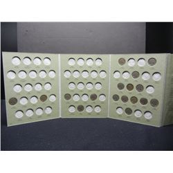 Buffalo Nickel Book, 1913-1938, (17) Coins
