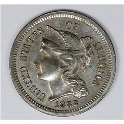 1882 THREE CENT NICKEL