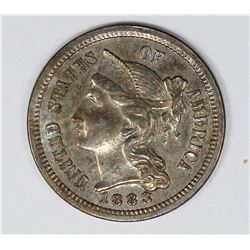 1883 THREE CENT NICKEL