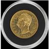 Image 1 : 1882 ITALY 20 LIRA GOLD