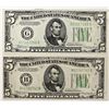 Image 1 : TWO 1934-A $5.00 FEDERAL RESERVE NOTES