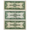 Image 2 : THREE 1923 $1.00 SILVER CERTIFCATES