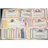 Image 1 : 100 MIXED LARGE STOCK CERTIFICATES