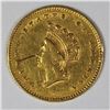 Image 1 : 1854 $1.00 GOLD