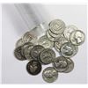 Image 1 : ROLL (40) PCS. SILVER WASHINGTON QUARTERS